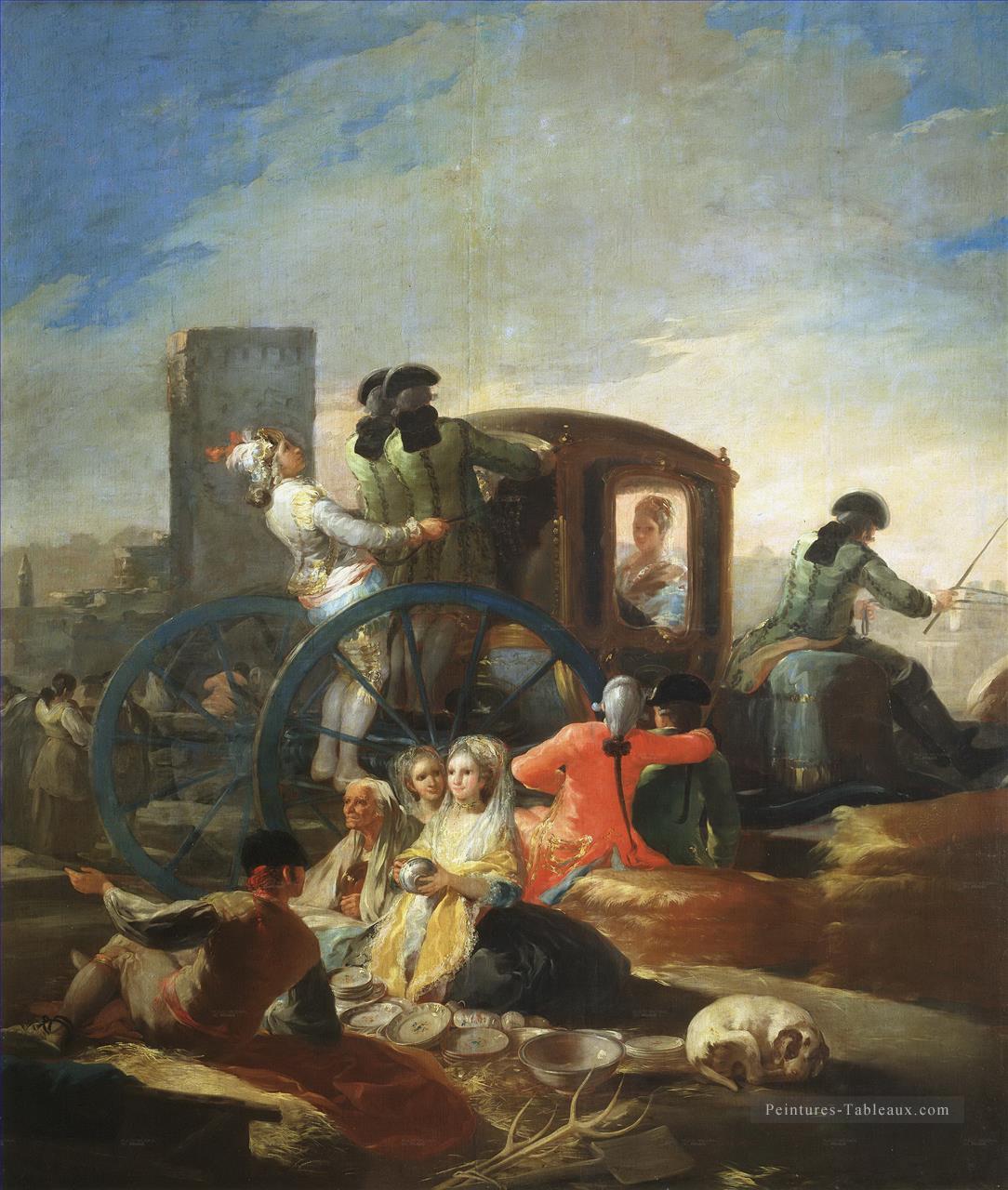 Le vendeur de vaisselle Francisco de Goya Peintures à l'huile